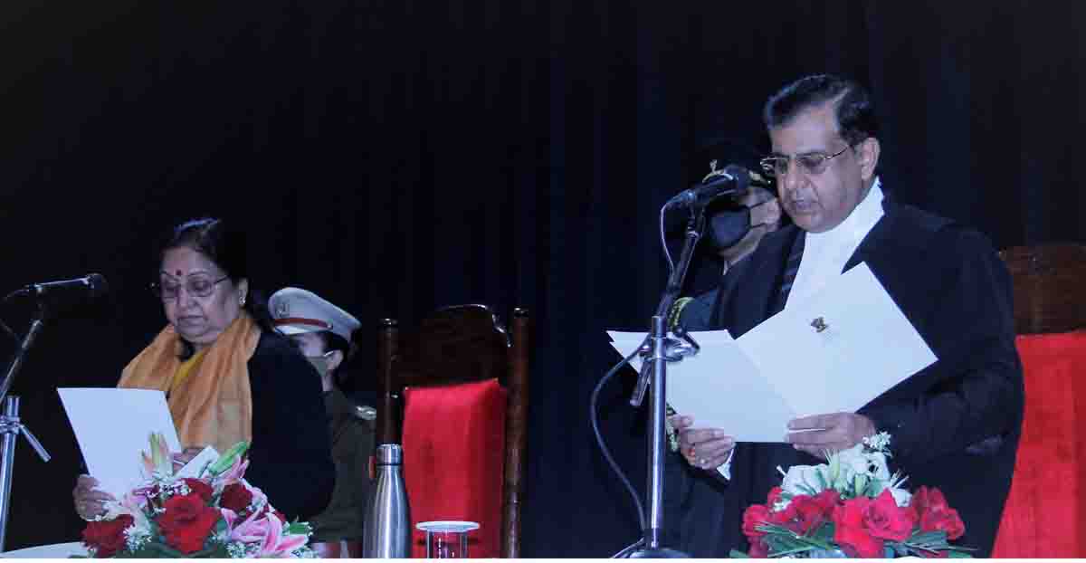 Justice RS Chuahan sworn in as New Chief Justice of Uttarakhand