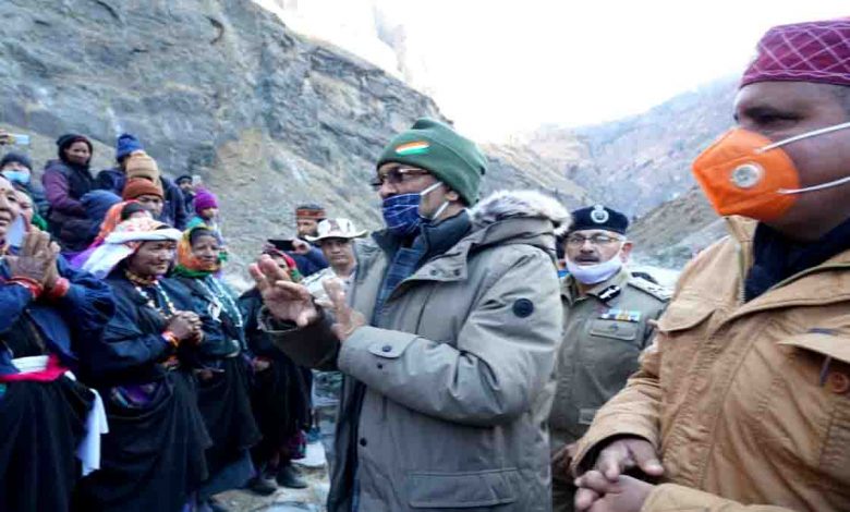CM meets disaster affected villagers, checks rescue & relief efforts