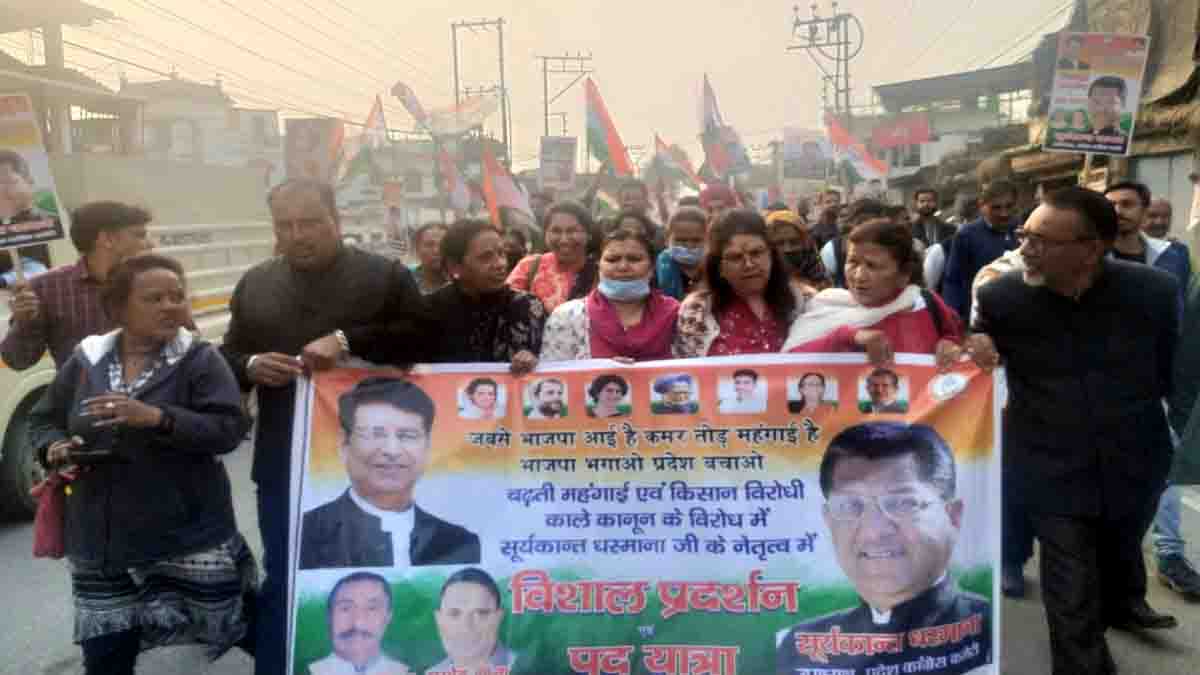 Congress holds protests against rising prices