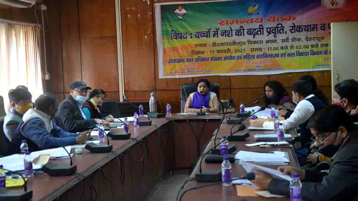 SCPCR instructs WECD for campaign against increasing substance abuse