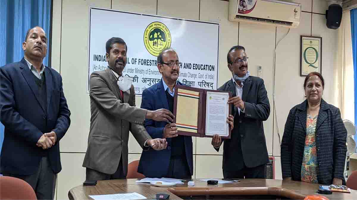 ICFRE signs MoU with BSI