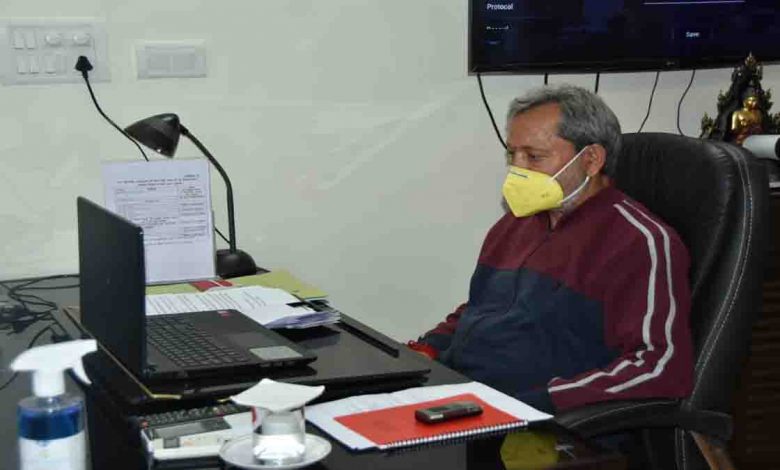 Covid positive CM continues official works virtually while in isolation