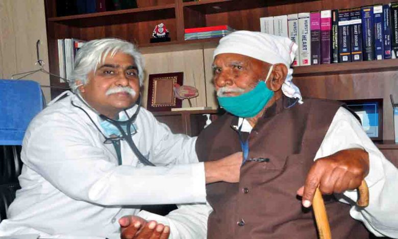 Octogenarian from Gwalior reaches Doon for heart check-up