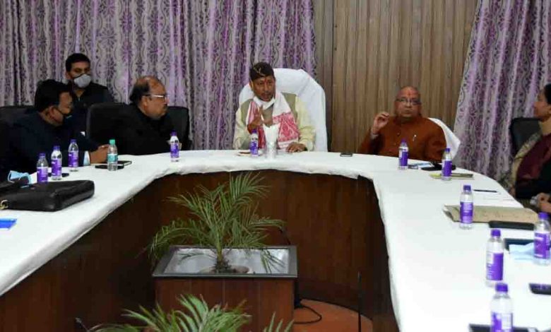 Rawat holds first meeting with officials on assuming charge as CM
