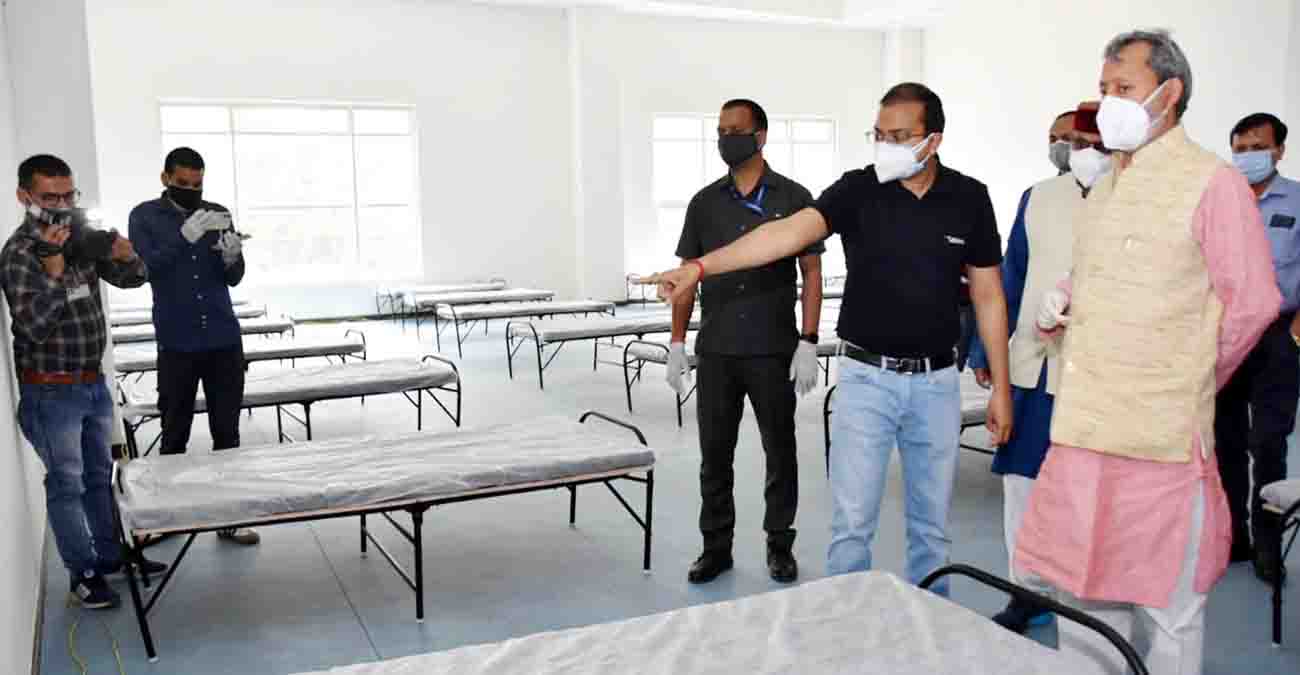 500 beds added in Covid Care Centre in Dehradun