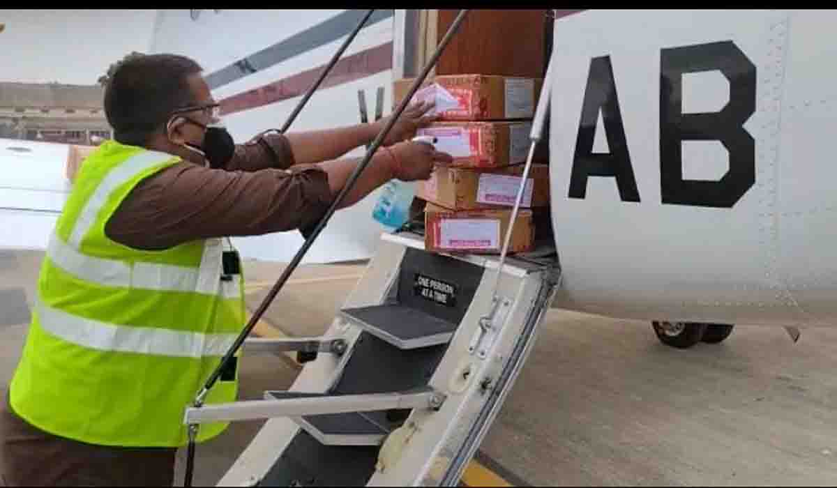 Remdesivir injections arrive by State aircraft
