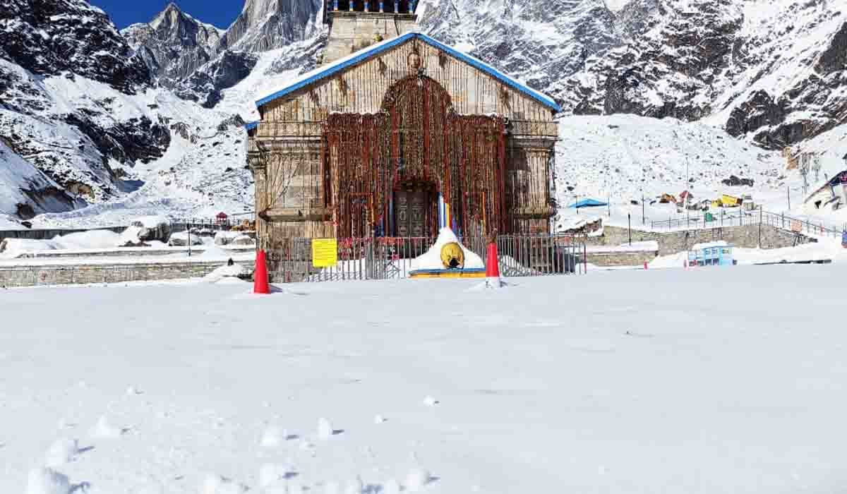 Snowfall in higher reaches