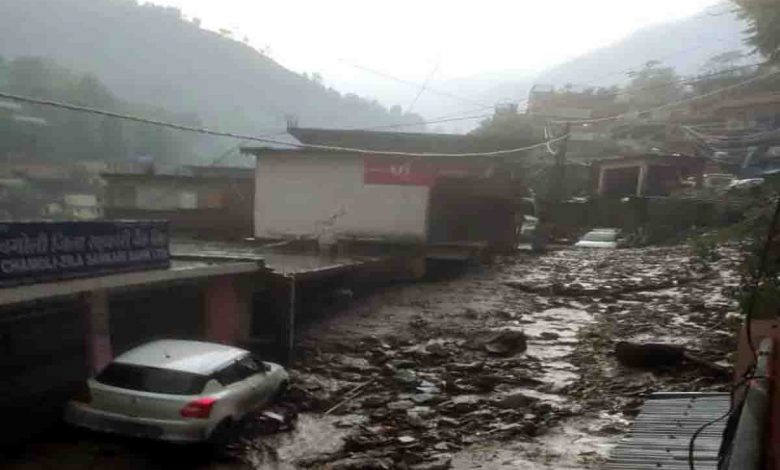 Heavy rains cause damage in Chamoli & Rudraprayag