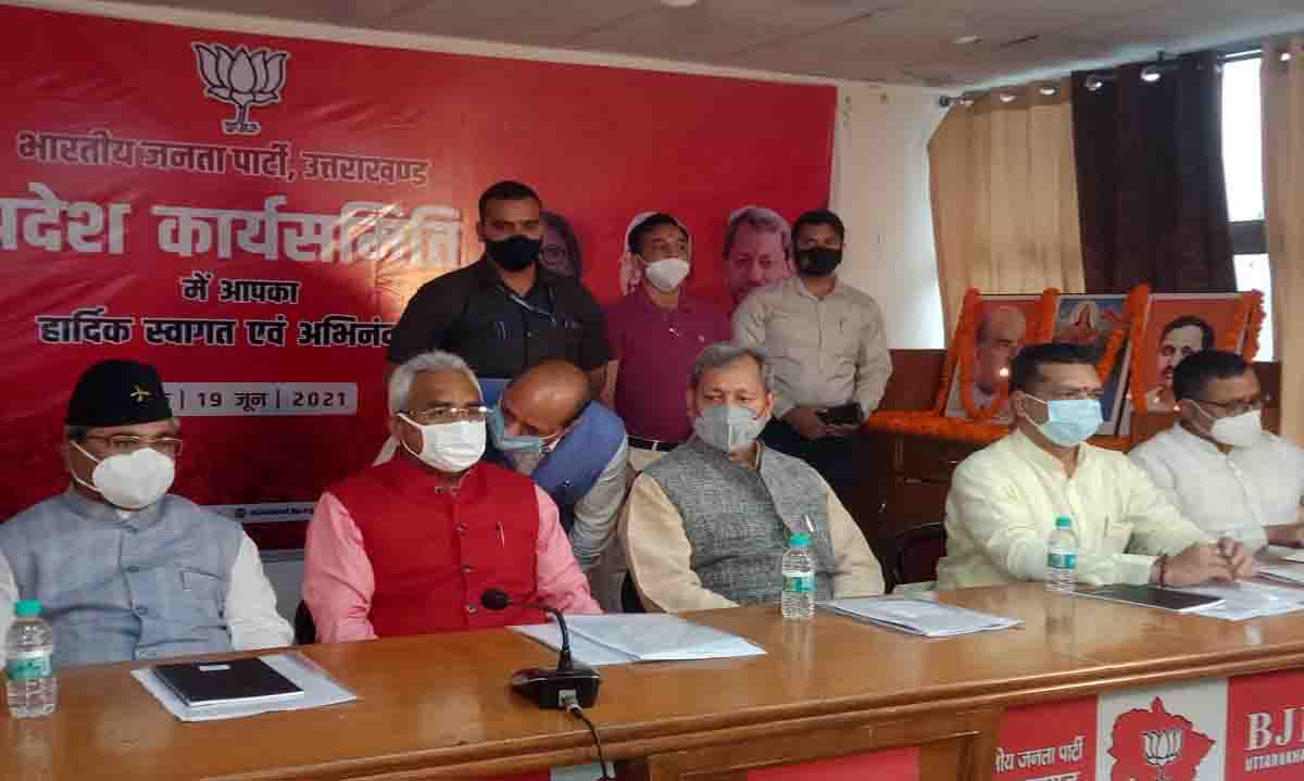 BJP working committee meeting