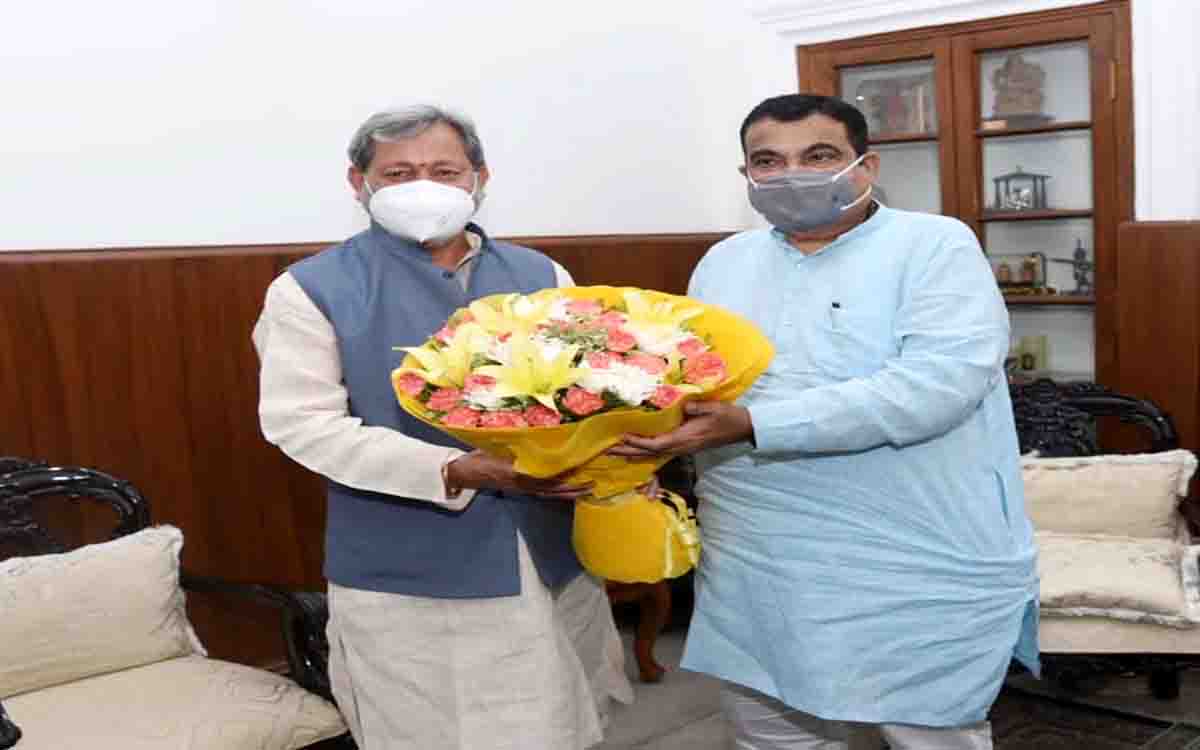 Rawat meets Union ministers Gadkari