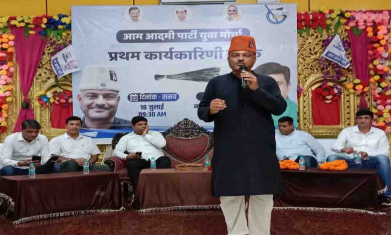 AAP youth wing demands strong land laws in U'khand