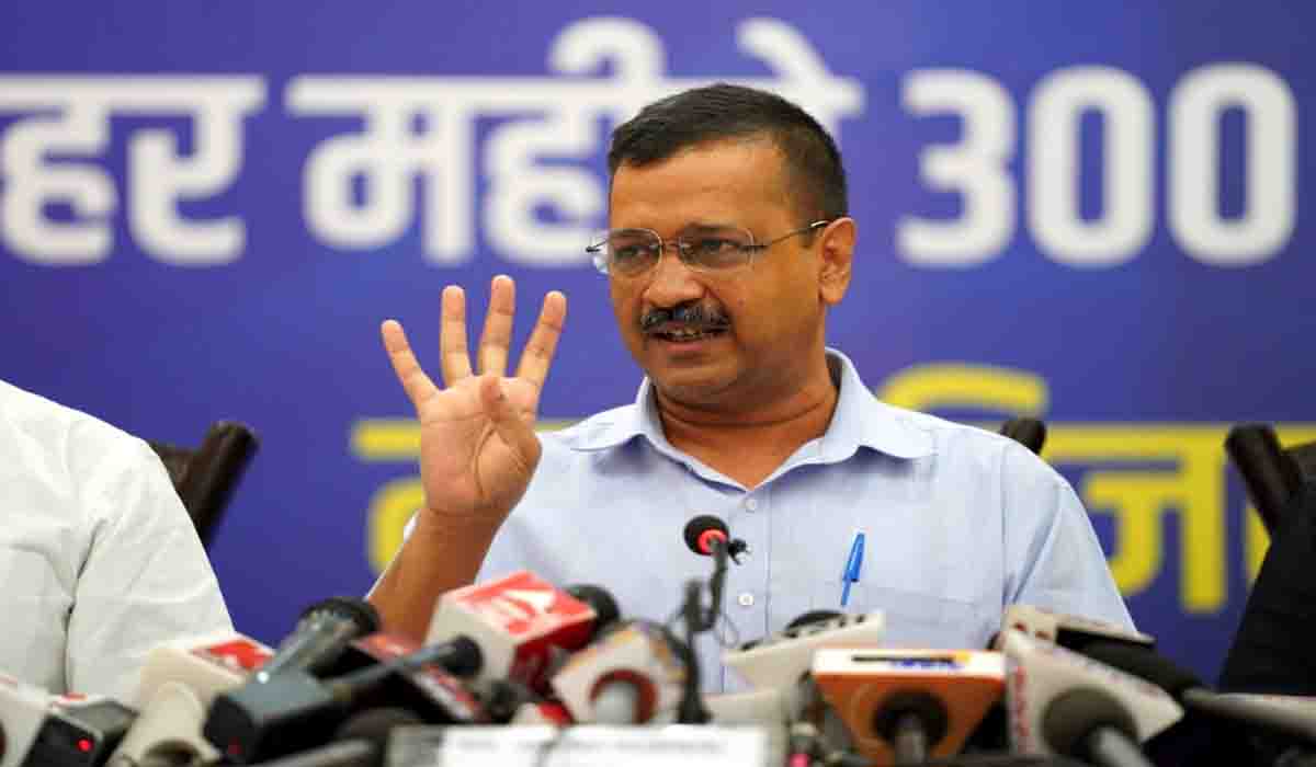 Kejriwal promises free electricity up to 300 units