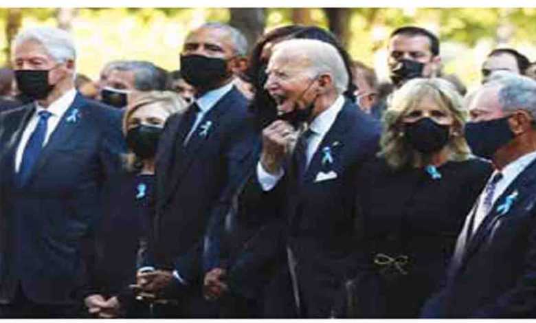 Biden, Obama, Clinton mark 9-11 in NYC with display of unity