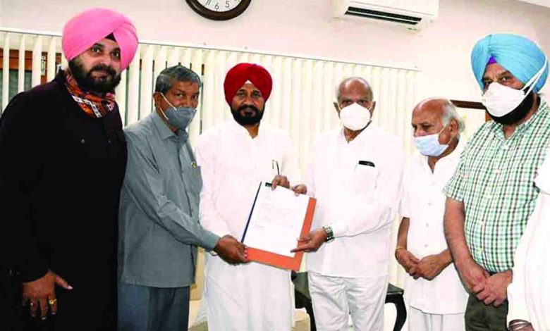 Charanjit Singh Channi as the next Punjab Chief Minister.