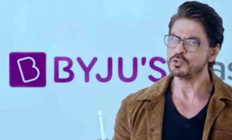Byju's ads featuring SRK