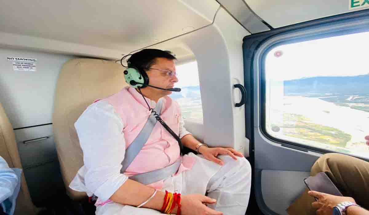 CM Dhami visits disaster affected areas