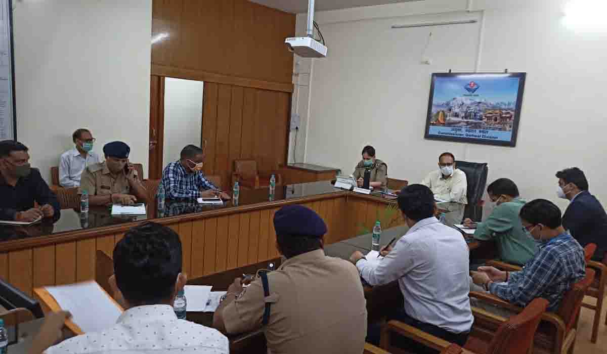 Garhwal commissioner-s meeting for PM arrival