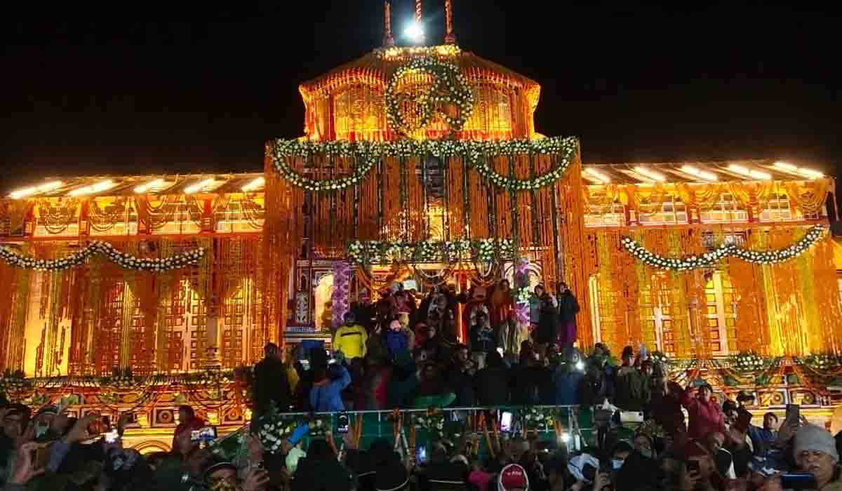 Badrinath Temple closed for winter