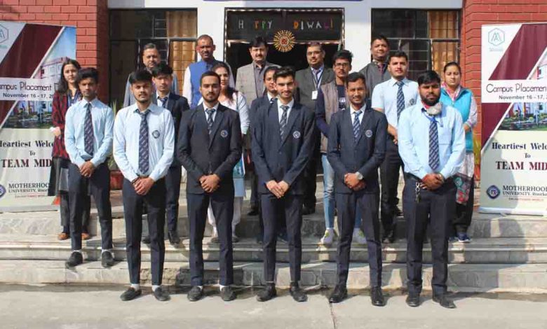 Motherhood University students selected by multinational
