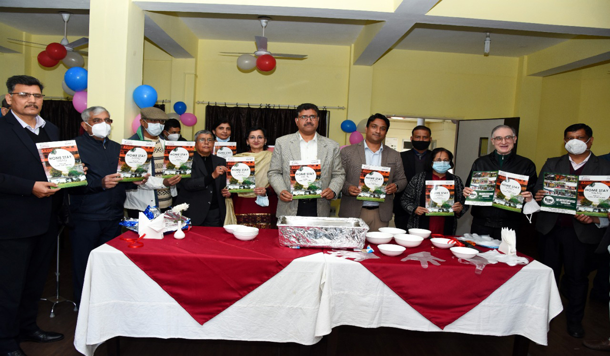Cake mixing ceremony organised at Himalayan School of Vocational Studies