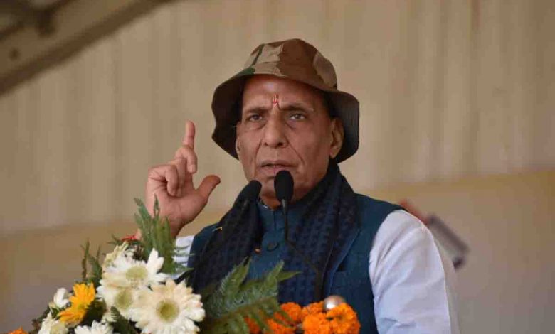 Defence minister & CM conduct Bhoomi Pujan at Sainya Dham