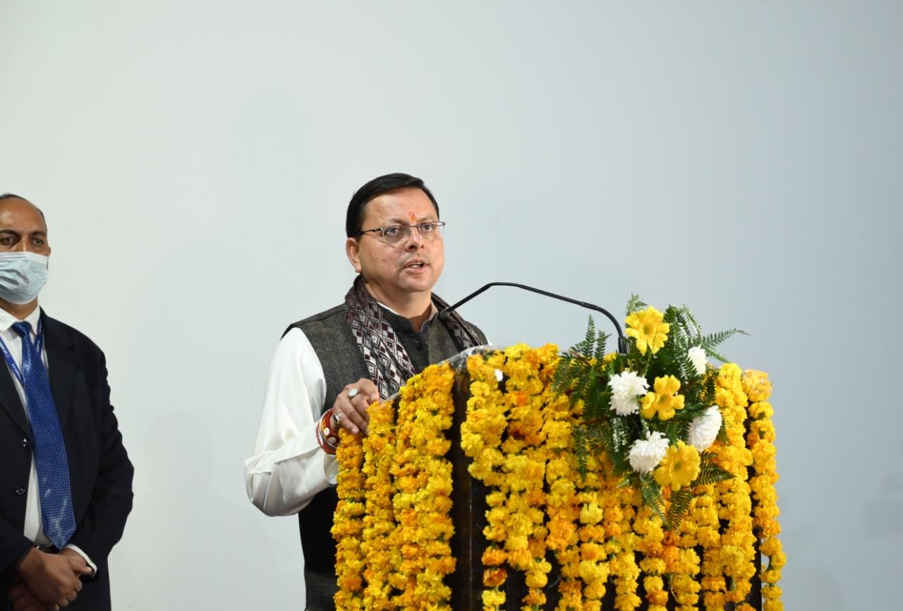 CM Dhami participates in Jan Sanvad program