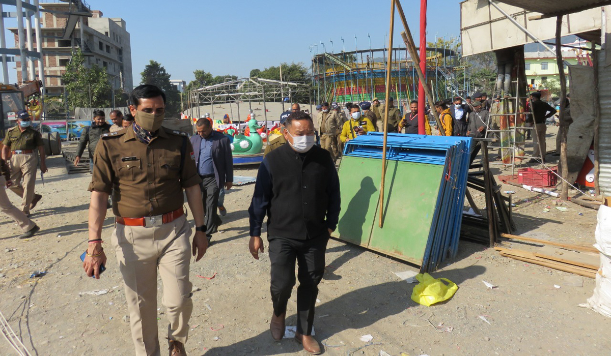 On-site inspection at MB Inter College ahead of PM Modi visit