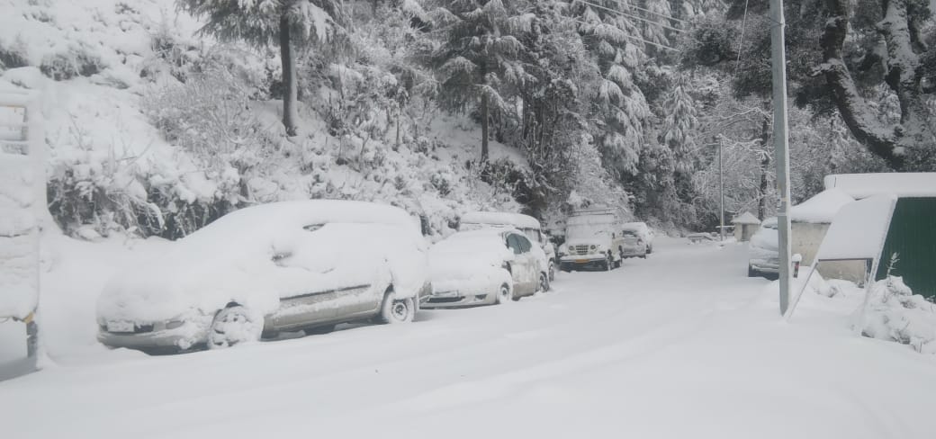 Chamba-Mussoorie road closed due to snow