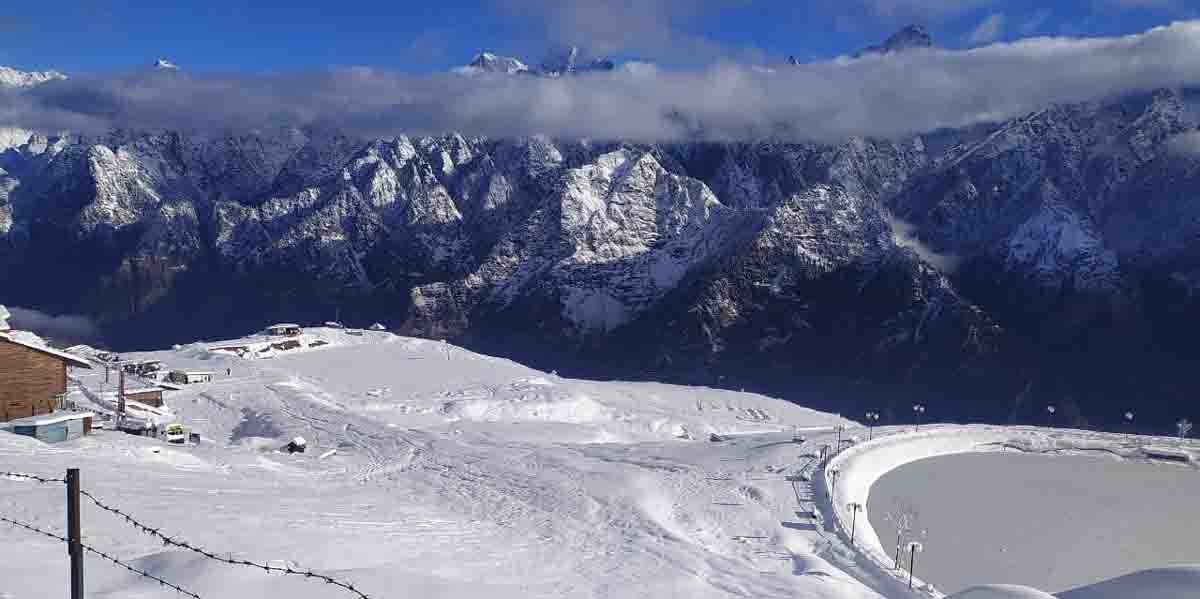 Covid factor affects tourist numbers in snow covered Auli