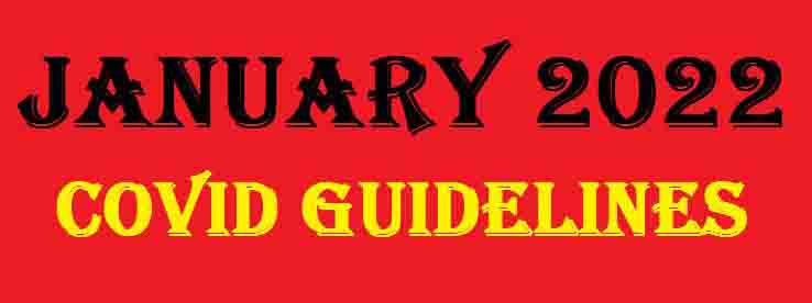 Covid guidelines Political rallies public events banned schools closed till Jan 16