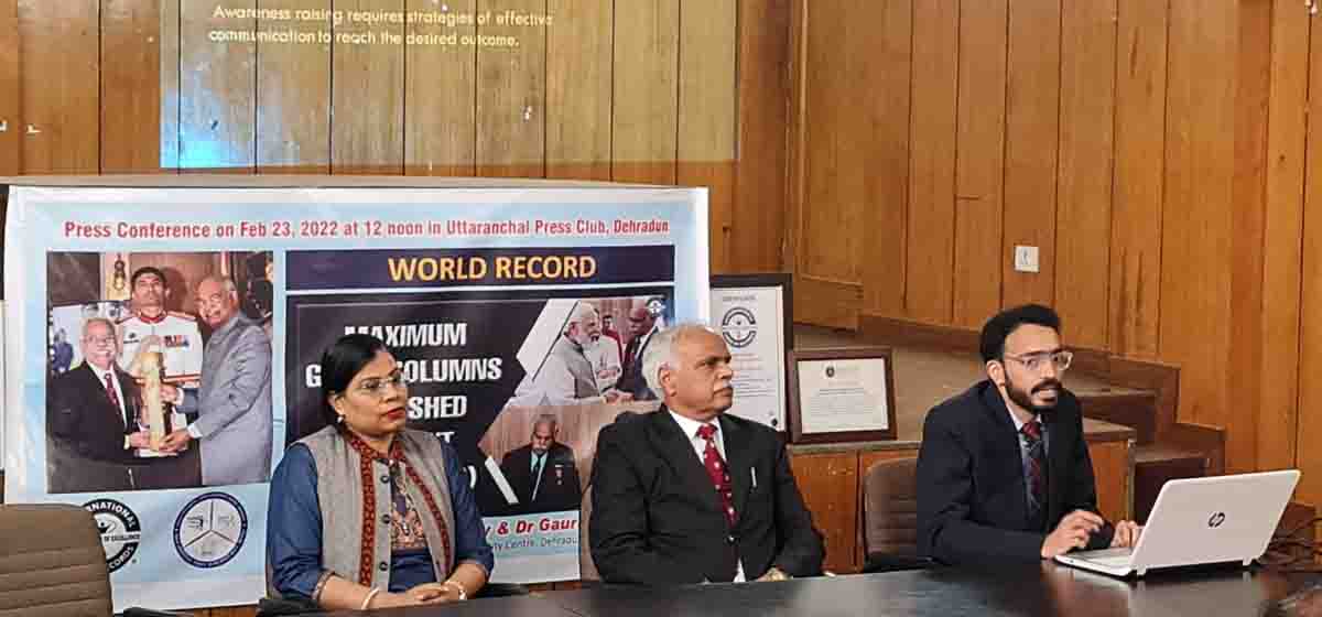 Dr Sanjay stresses on importance of health, education & nutrition along with awareness