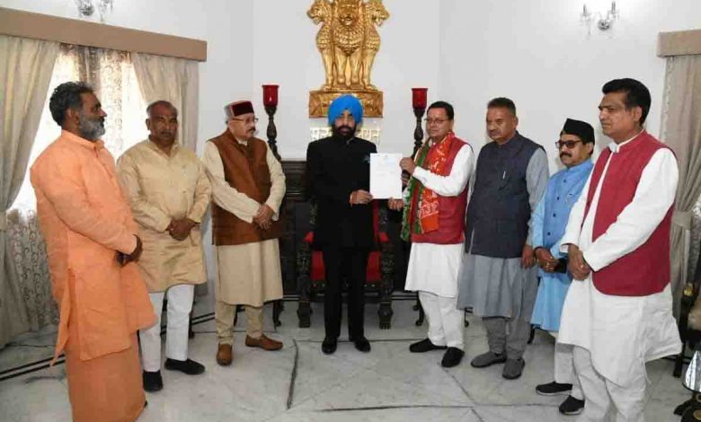 Dhami resigns, to be caretaker CM till new Govt takes oath