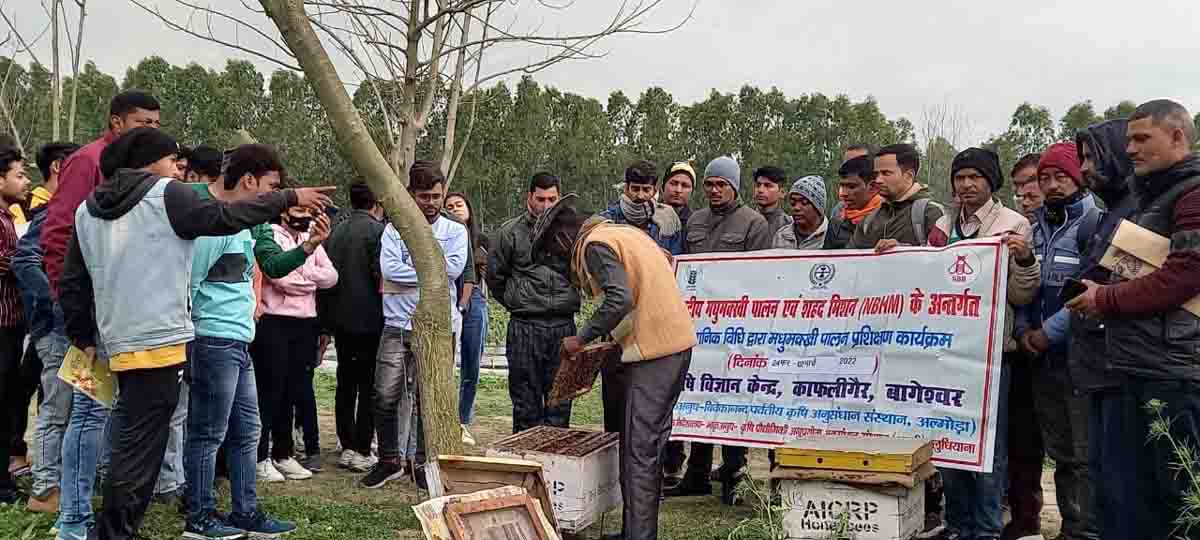 Farmers learn apiculture to augment their income