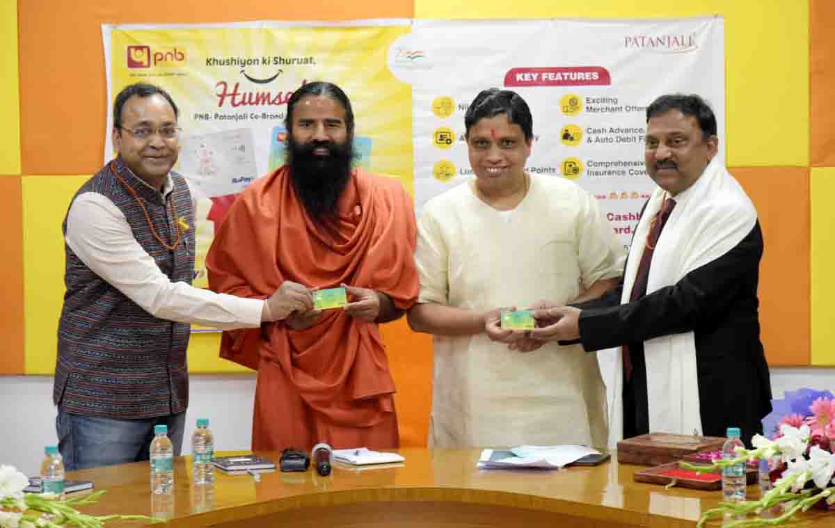 PNB launches co-branded contactless credit cards with Patanjali in partnership with RuPay