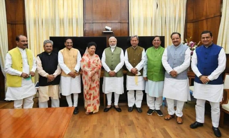 U’khand BJP MPs meet PM Modi in Delhi