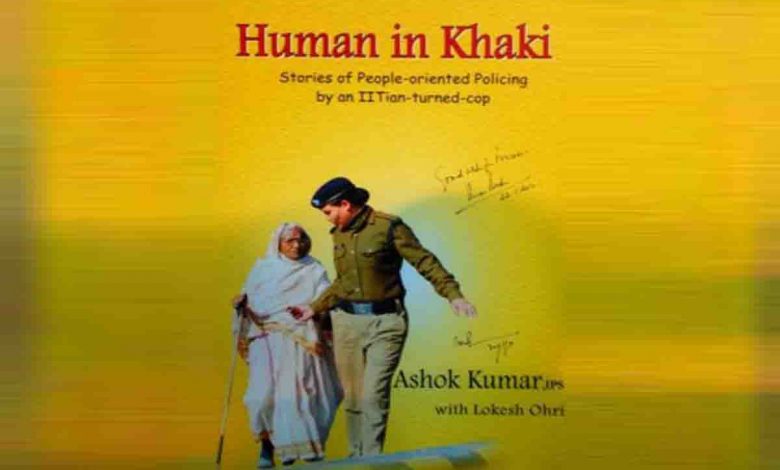 human in khaki