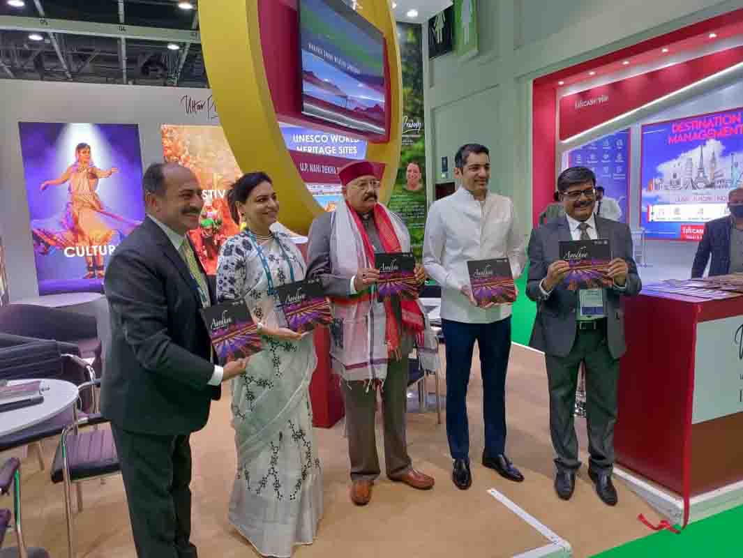 Maharaj invites NRIs to U’khand at Arabian Travel Mart
