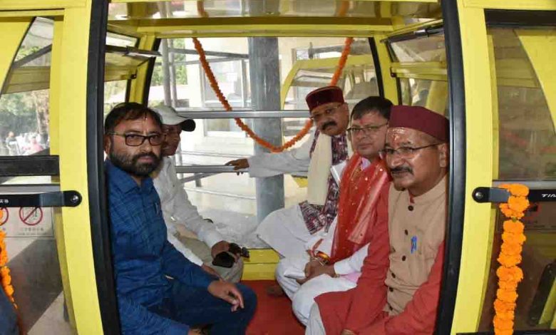 CM Dhami inaugurates Surkanda Devi ropeway in Tehri