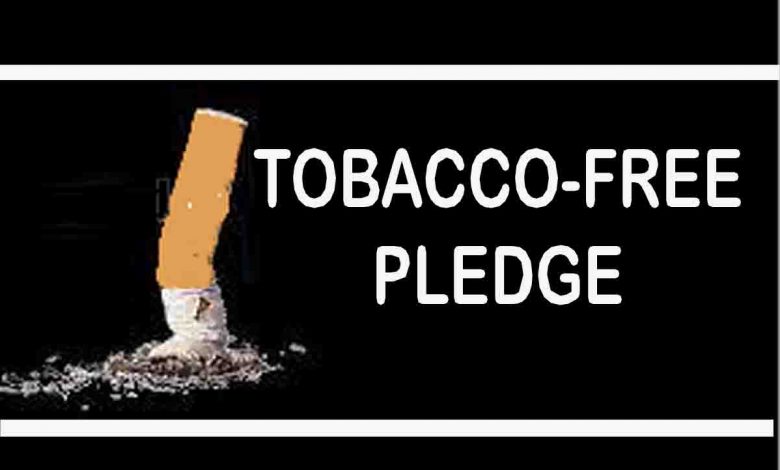tobacco-free pledge