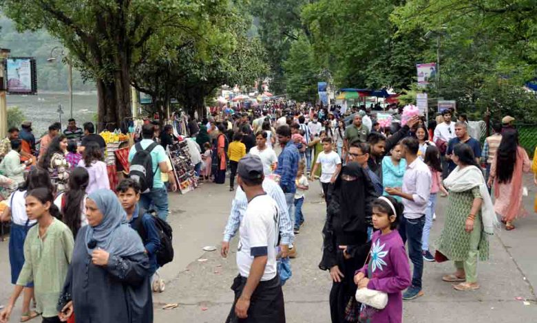 Visitors throng Nainital