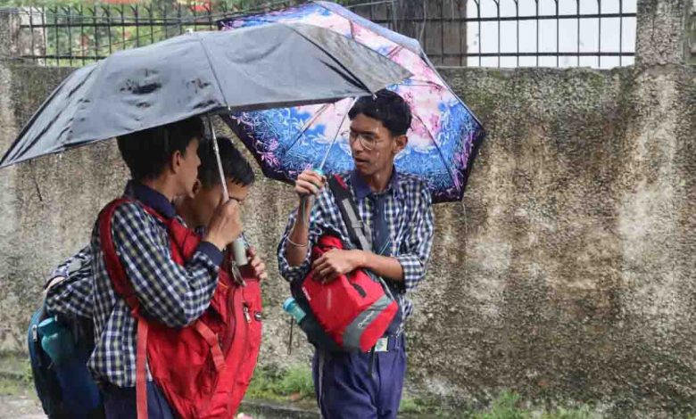 Heavy rain warning