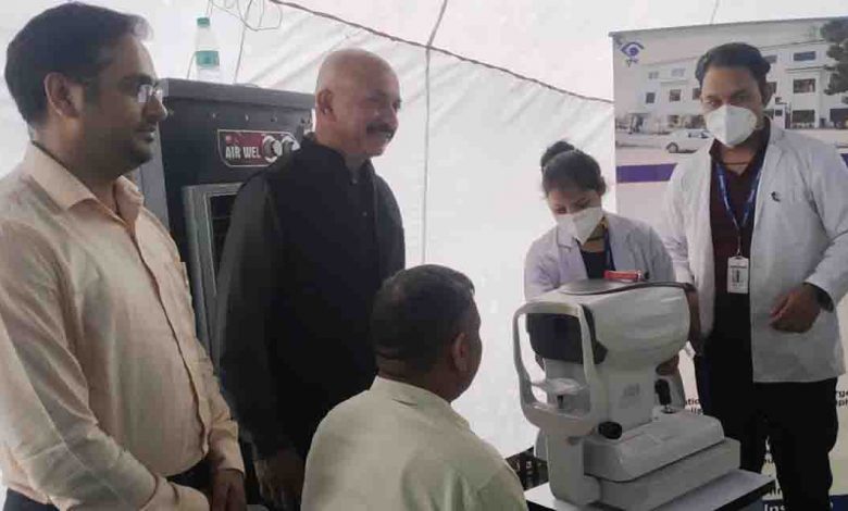 IOCL free eye check-up camp