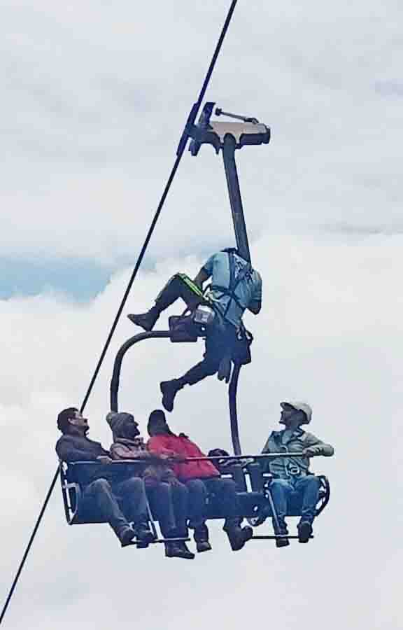 Mock drill conducted at Auli chairlift