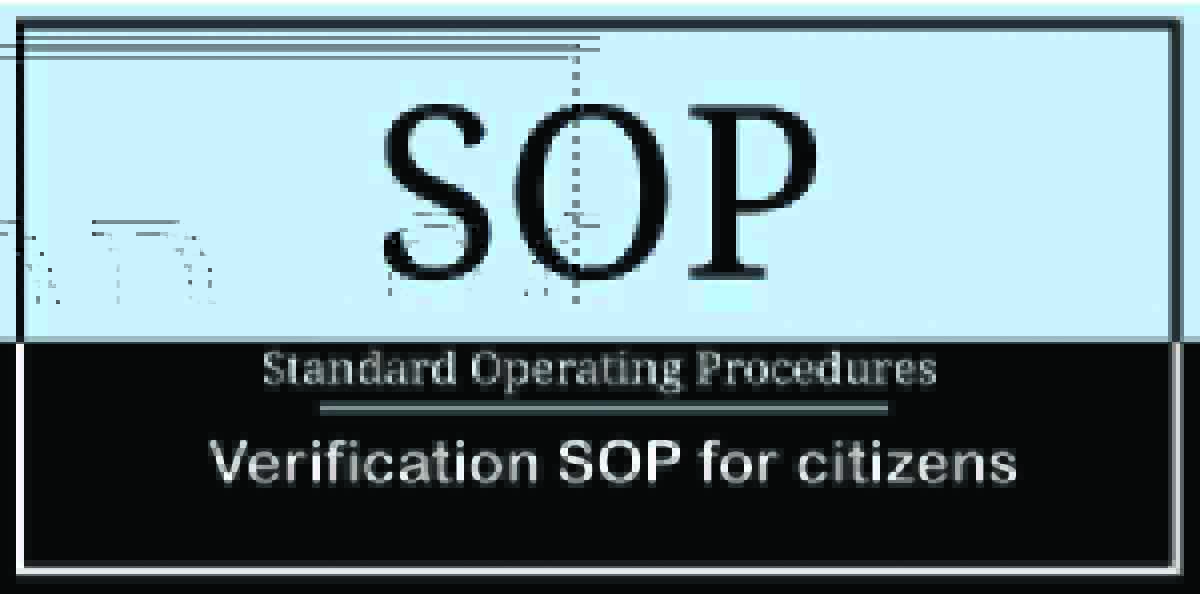 verification SOP for citizens
