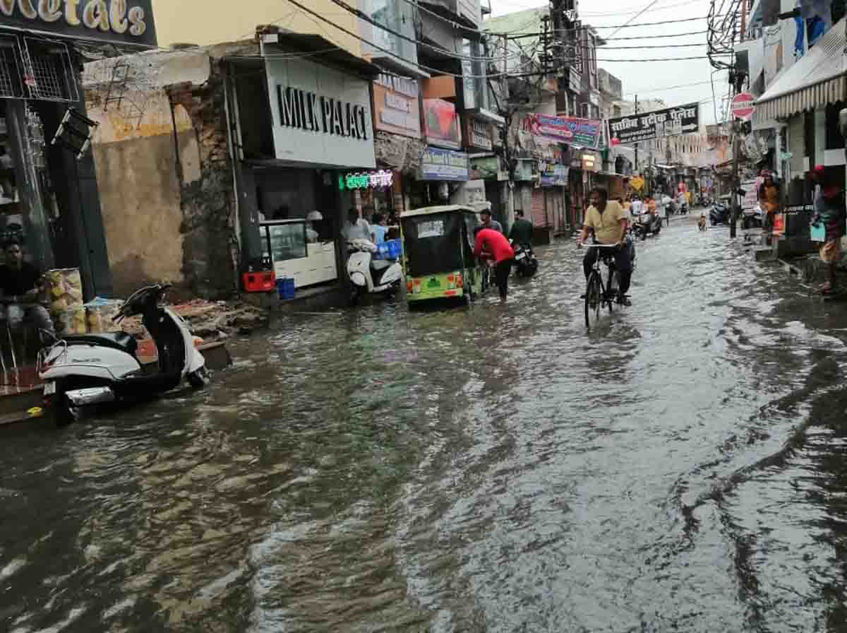 Water logged in Haridwar
