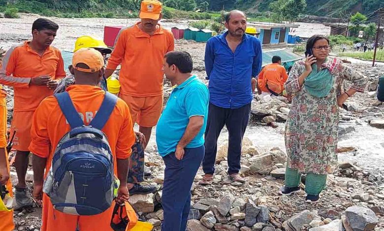 Four people missing from Sarkhet village after heavy rainfall