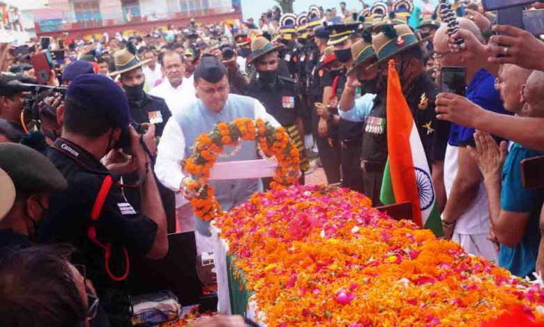 Lance Nayak Chandrashekhar Harbola’s mortal remains were recently discovered in Siachen