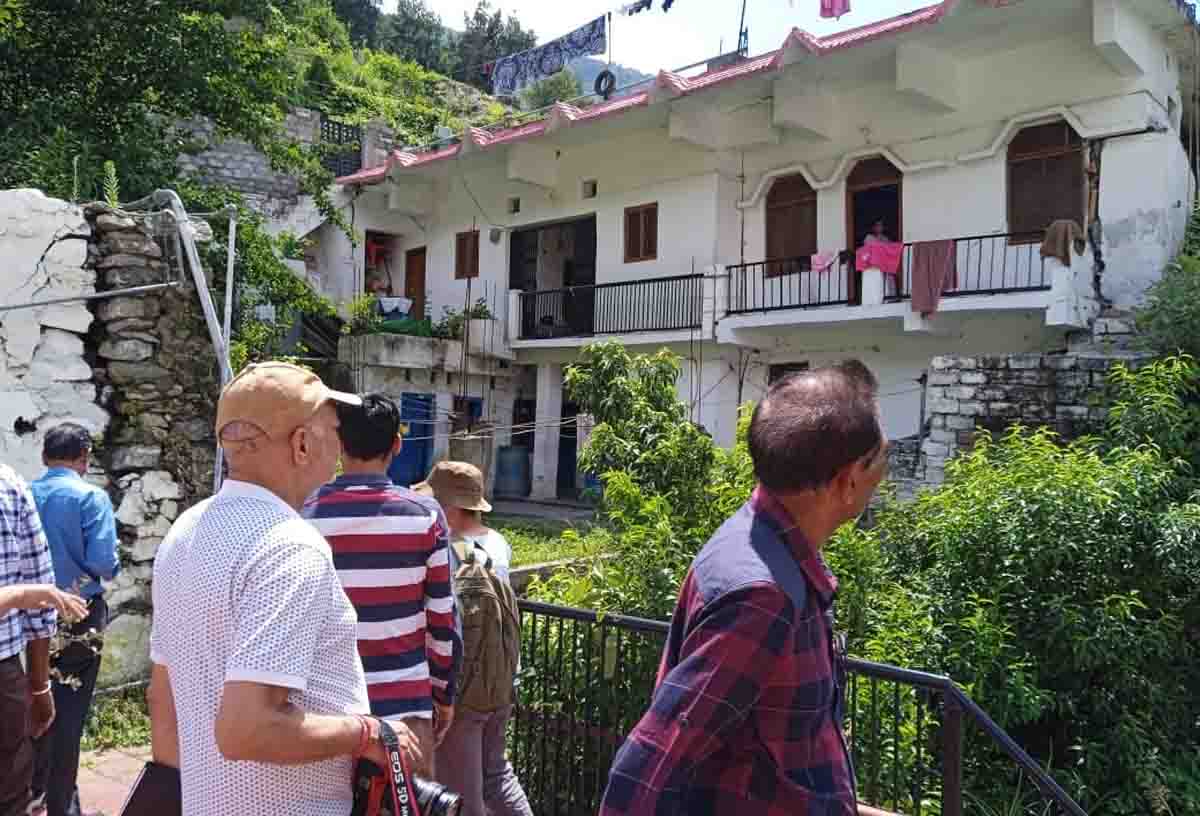 land subsidence survey in Joshimath