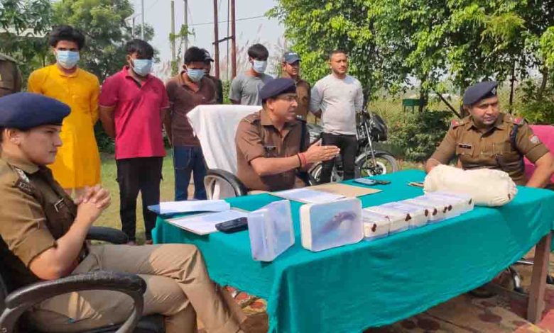 Four men caught for robbing mini bank operator