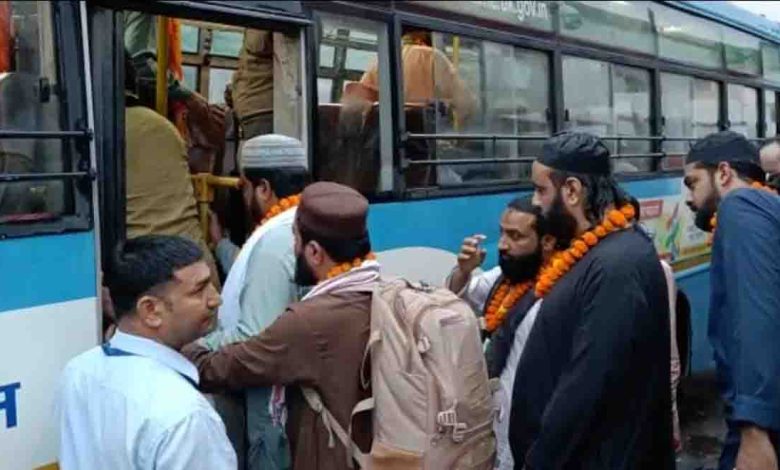 Pakistani pilgrims reached Piran Kaliyal